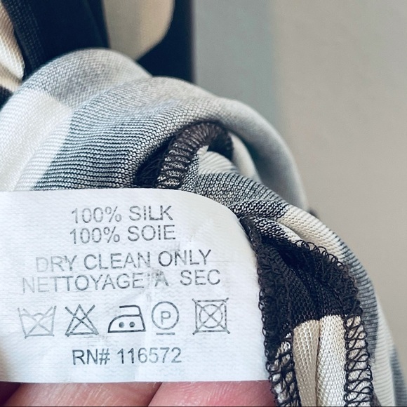 ISSA LONDON silk jersey knit halter dress brown - Picture 8 of 13